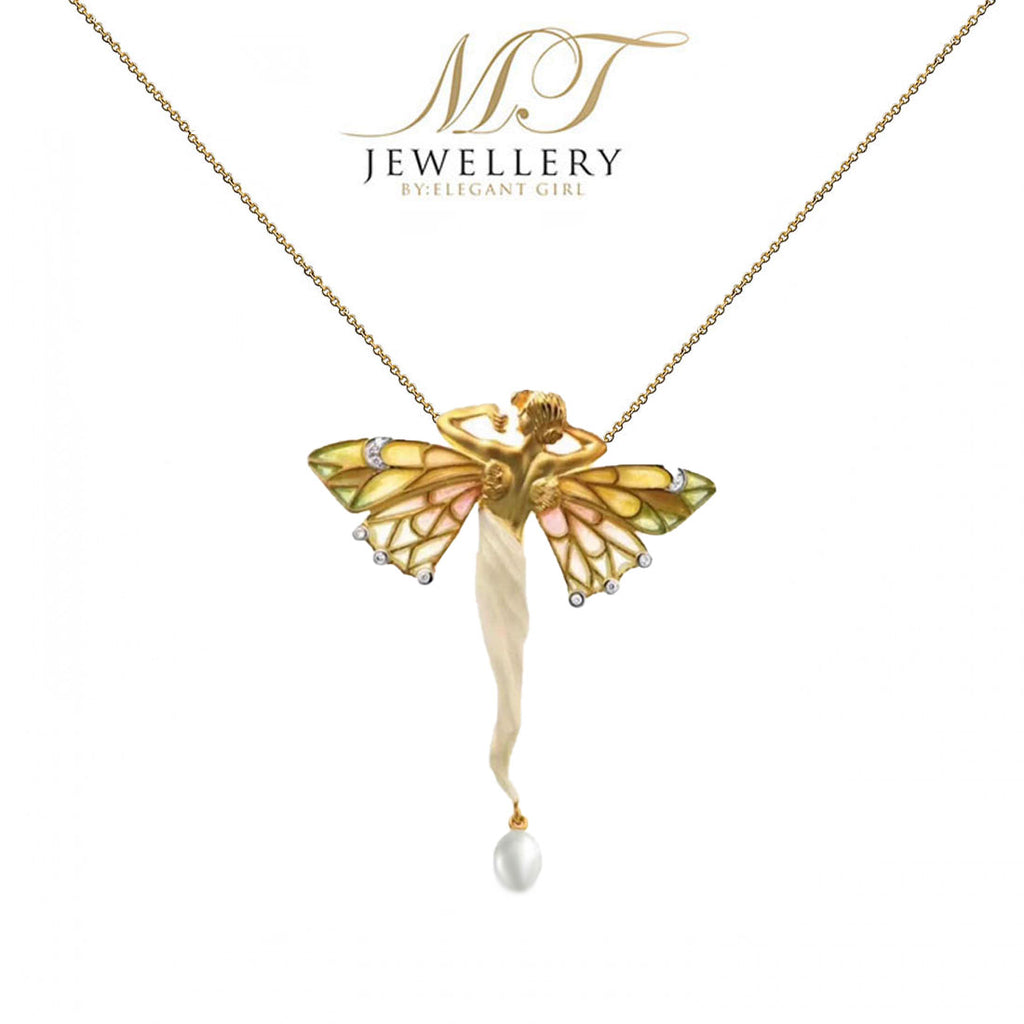 3D FAIRY BUTTERFLY NECKLACE